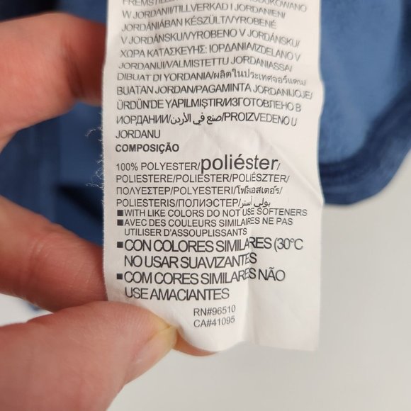 Under Armour Sweater Men Extra Large Blue Heathered Loose Fit Cold Gear Pullover - Picture 7 of 9